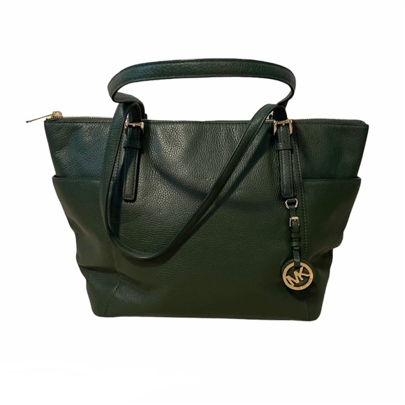 Michael Kors Handbags - Michael Kors large east west jet set leather tote